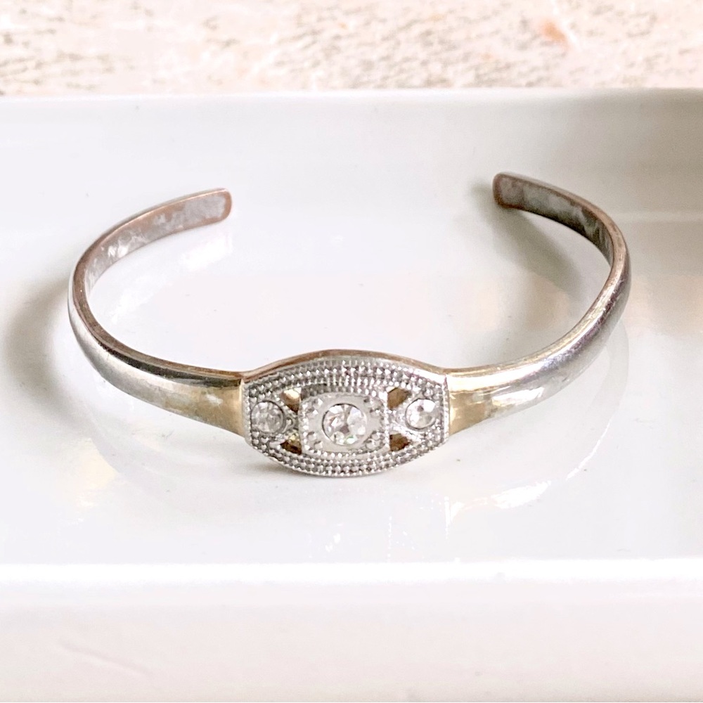 Banana Republic Gold & Silver Art Deco Bracelet